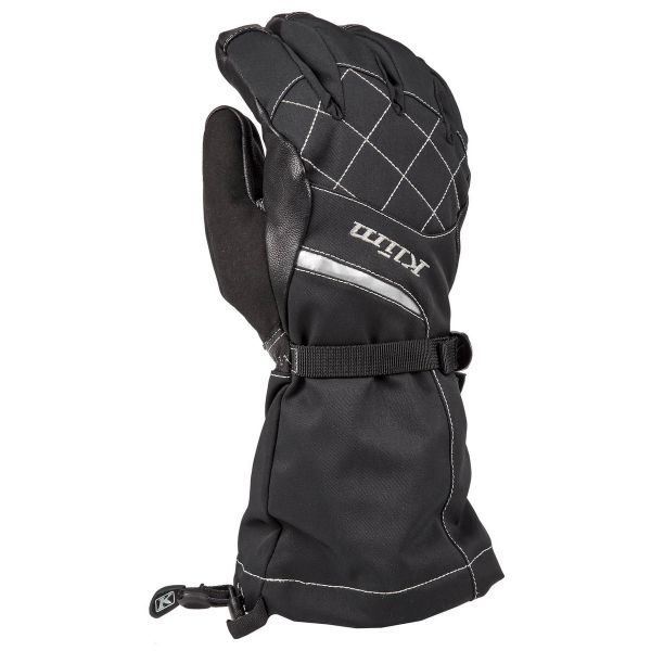 Gloves Klim Snowmobil Gloves Long Women Allure Matte Black