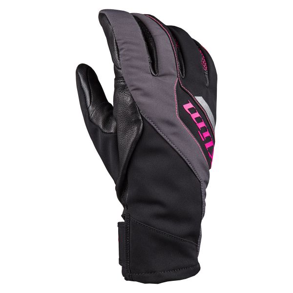 Gloves Klim Snowmobil Gloves Insulated Women Bombshell Knockout Pink