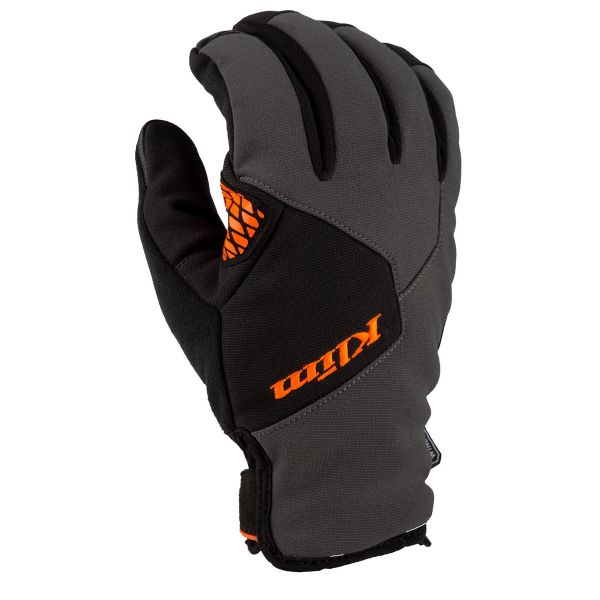 Gloves Klim Snowmobil Gloves Insulated Inversion Insulated Asphalt/Strike Orange