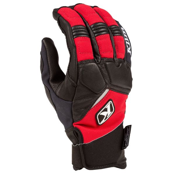 Gloves Klim Snowmobil Gloves Non-Insulated Inversion Pro Chili Pepper/Black