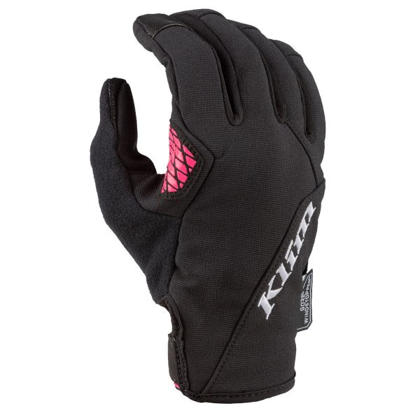 Gloves Klim Snowmobil Gloves Non-Insulated Lady Versa Black/Knockout Pink