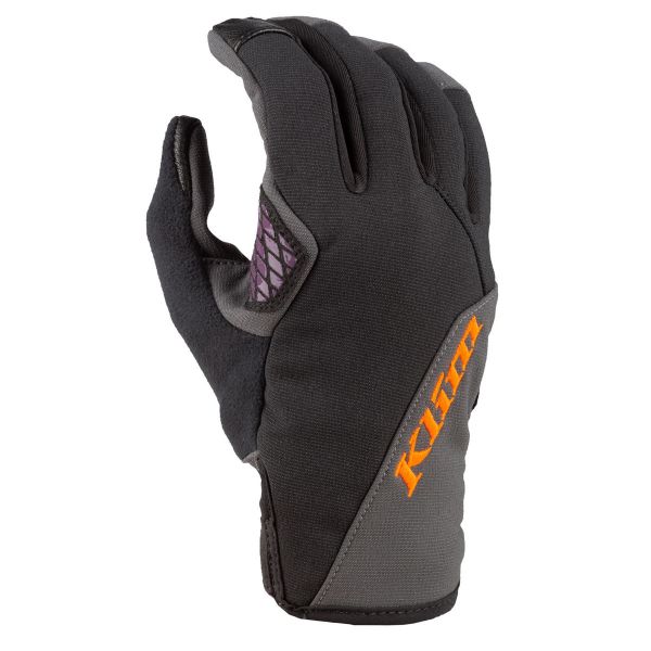 Gloves Klim Snowmobil Gloves Non-Insulated Lady Versa Deep Purple/Strike Orange