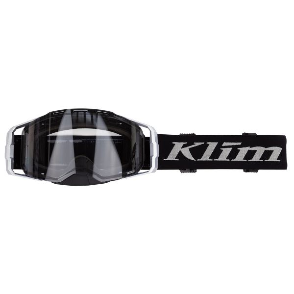 Goggles MX-Enduro Klim Edge Off-Road Goggle Focus Metallic Silver Clear Lens