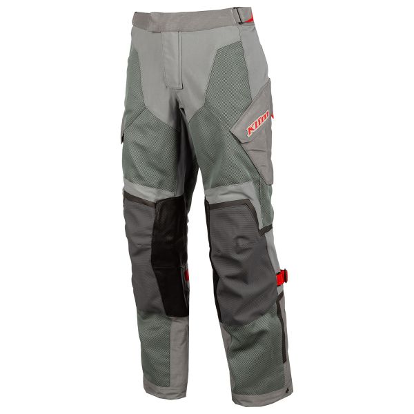 Textile pants Klim Baja S4 Pant Tall Cool Gray-Redrock