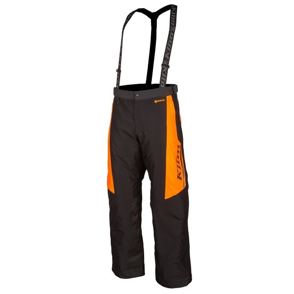 Bibs Klim Snowmobil Insulated Pants Kaos Black/Strike Orange