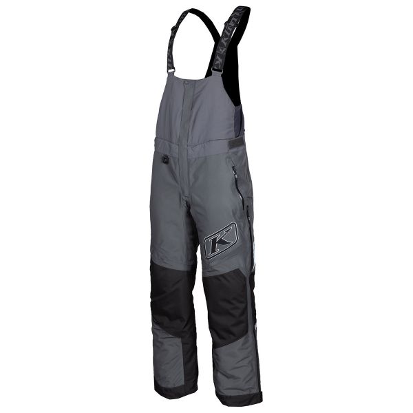 Bibs Klim Snowmobil Insulated Pants Klimate Bib Asphalt/Black