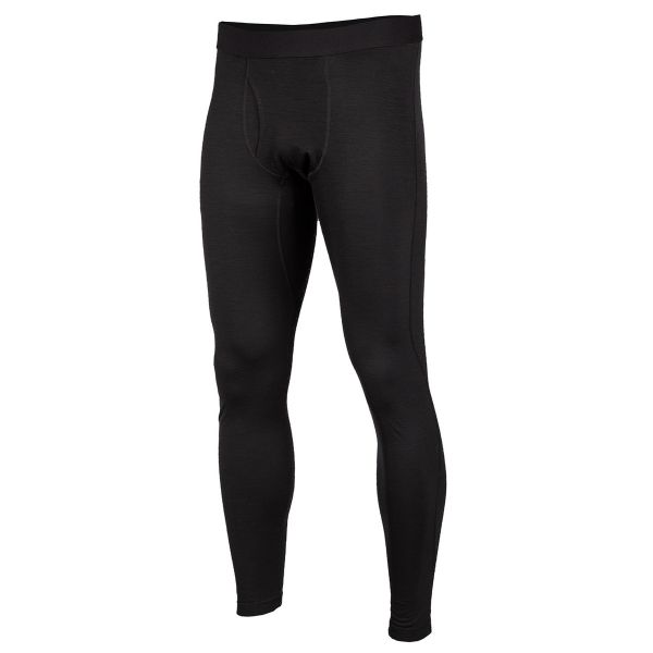 Functional Underwear Klim Teton Merino Wool Black Pants