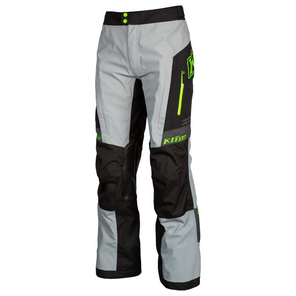  Klim Pantaloni Moto Textil Traverse Gray/Electrik Gecko 2021