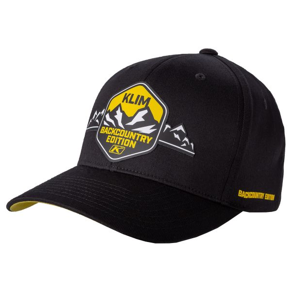  Klim Backcountry Edition Black/Yellow Hat