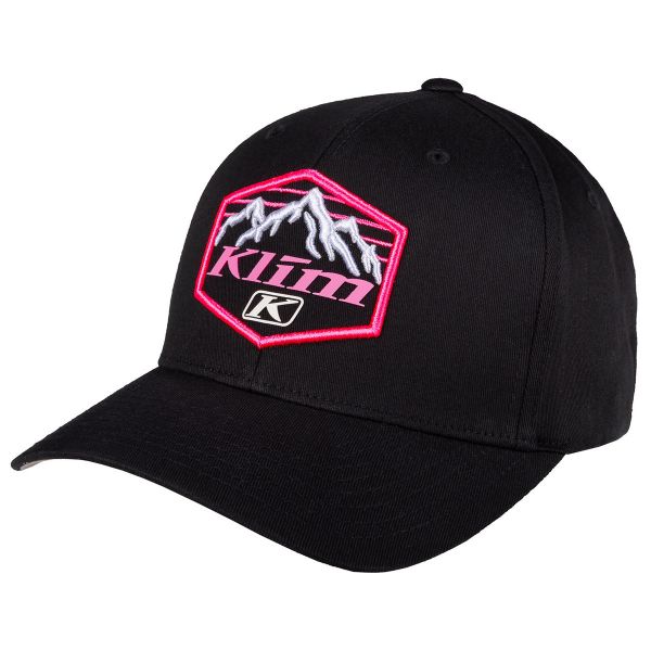 Caps Klim Glacier Black/Knockout Pink Hat