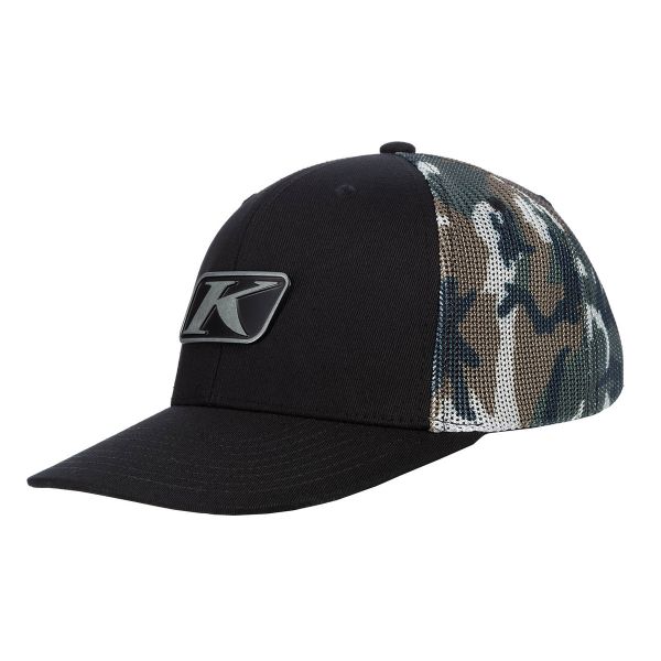  Klim Icon Snap Hat Black/Camo 24