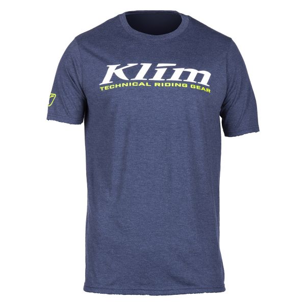 Casual T-shirts/Shirts Klim K Corp SS T Navy Frost/White Tee