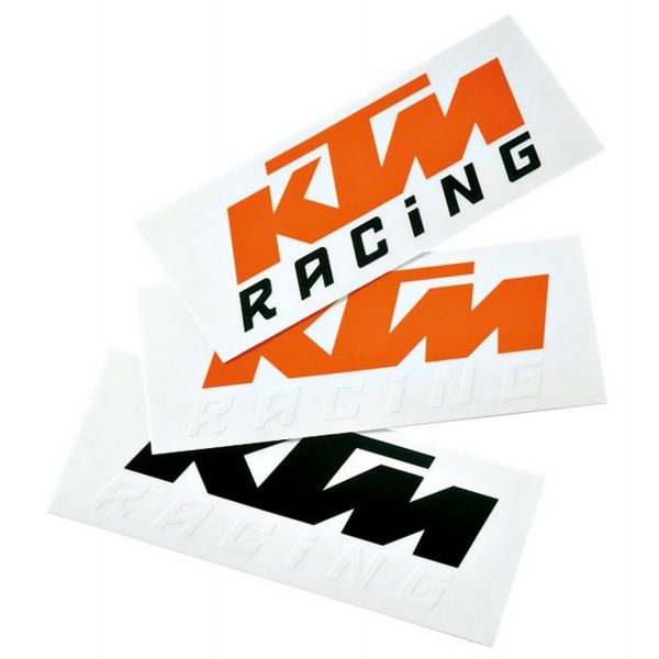 KTM Accesorii-Lifestyle KTM LOGO STICKER (orange / white)