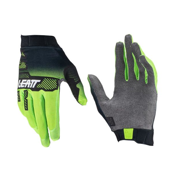 Gloves MX-Enduro Leatt Moto MX-Enduro Gloves 1.5 GripR Lime