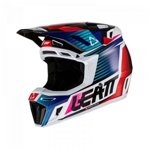 Helmets MX-Enduro Leatt Helmet Moto MX 8.5 + 5.5 Goggles Royal