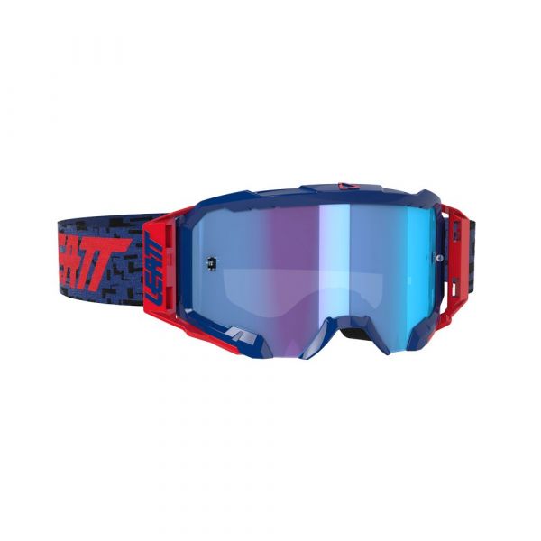 Goggles MX-Enduro Leatt Goggle Velocity 5.5 Iriz White/Blue