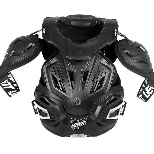 Chest Protectors Leatt Moto MX Vest Guard Cu Neck Brace Fusion 3.0 Black