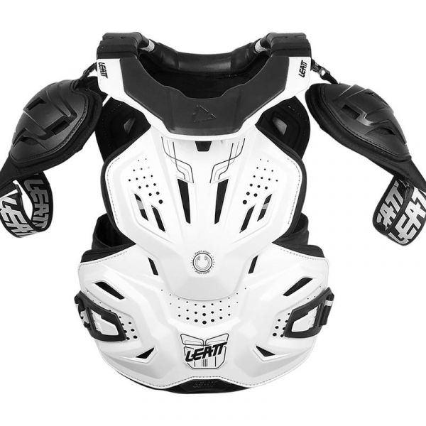 Neck Braces Leatt Moto MX Vest Guard Cu Neck Brace Fusion 3.0 White