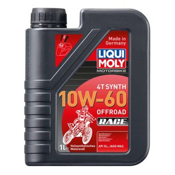 4 stokes engine oil Liqui Moly ENGINE OIL MOTORBIKE 4T 10W-60 FULLY SYNTHETIC 1 LITER 3053