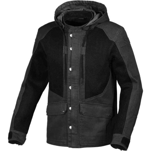  Macna Textile Moto Jacket Airstrike Black