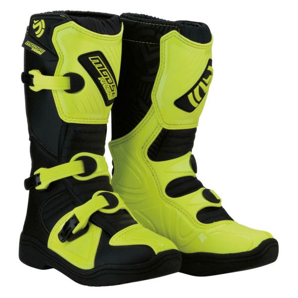 Kids Boots MX-Enduro Moose Racing M.1 3 S8 Black/Yellow Kids Boots