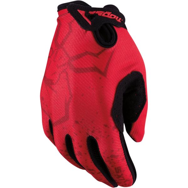  Moose Racing Youth MX Moto Gloves SX1 Black/Red