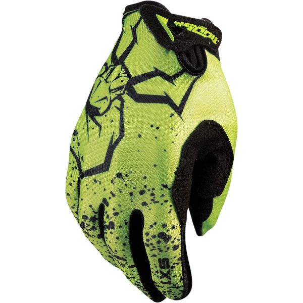 Kids Gloves MX-Enduro Moose Racing Youth MX Moto Gloves SX1 Black/Yellow Hi-Vis