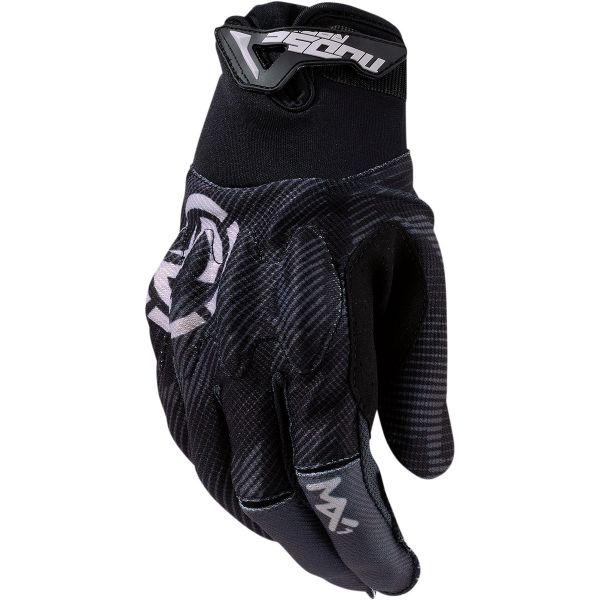 Gloves MX-Enduro Moose Racing MX Moto Gloves MX1 Grey/Black