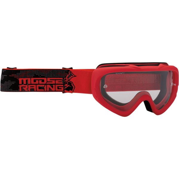 Kids Goggles MX-Enduro Moose Racing Youth Qualifier Agroid Goggles Red