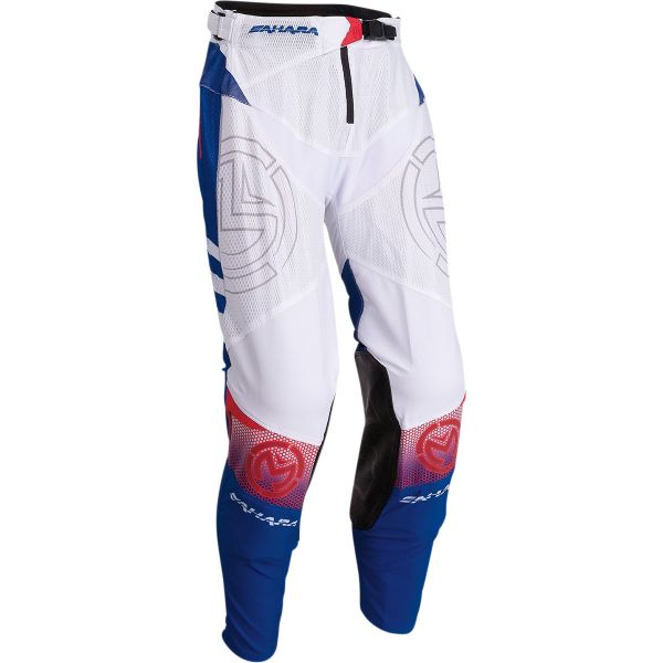 Pants MX-Enduro Moose Racing Moto MX Pants Sahara Red/White/Blue