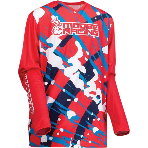  Moose Racing Moto MX Youth Jersey Agroid Red