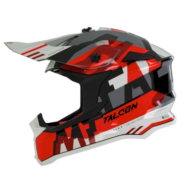 Helmets MX-Enduro MT Helmets Enduro Moto Helmet Falcon Arya A5 Rosu Lucios