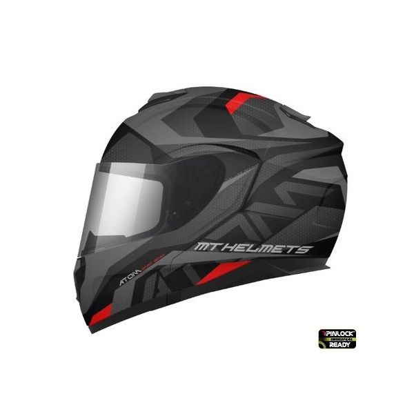  MT Helmets Casca Moto Flip-Up Atom SV Skill A1 Black Matt