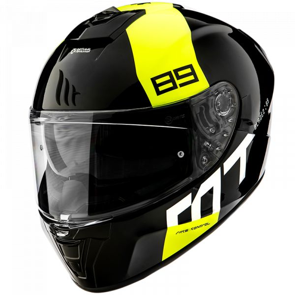 Full face helmets MT Helmets Full-Face Moto Blade 2 SV 89 B2 Gloss Pearl Fluor Yellow