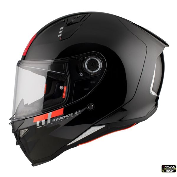 Full face helmets MT Helmets Full-Face Moto Helmet Revenge 2 S A1 Glossy Black 24