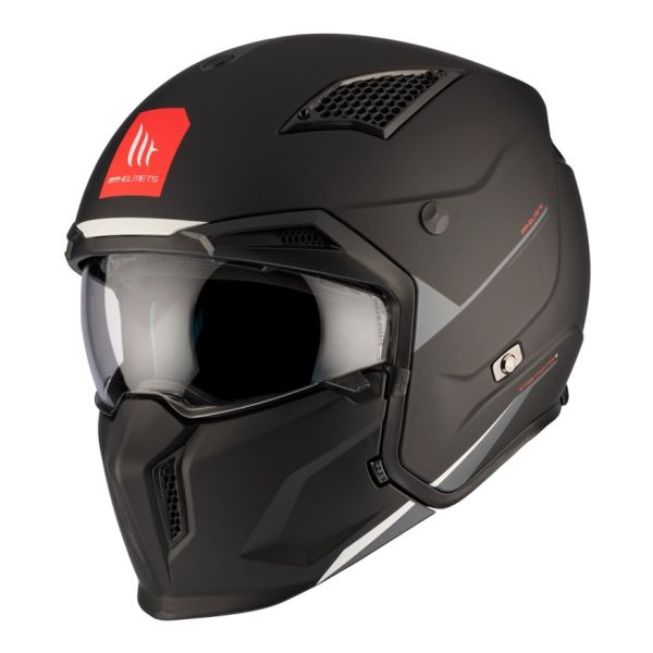 Full face helmets MT Helmets Full-Face Moto Helmet Streetfighter SC S A1 Black Matt 24
