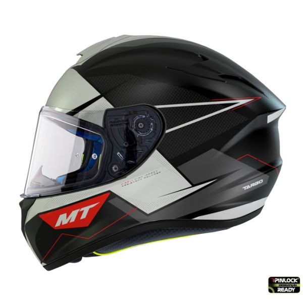 Full face helmets MT Helmets Full-Face Moto Helmet Targo Pro Podium BO White Matt 2023