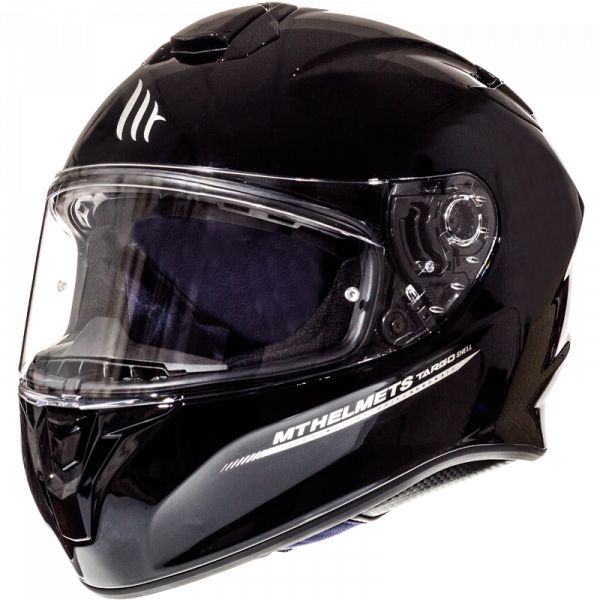 Full face helmets MT Helmets Full-Face Moto Targo Solid A1 Gloss Black