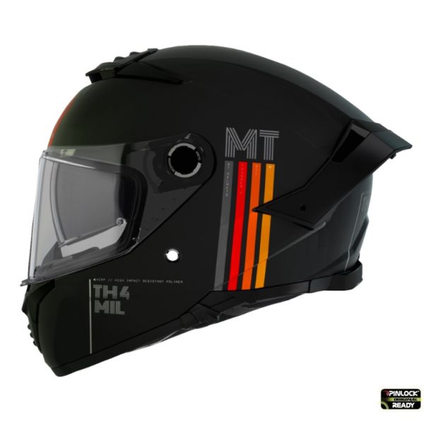 Full face helmets MT Helmets Full-Face Moto Helmet Thunder 4 SV Mil A11 Black Matt 2023