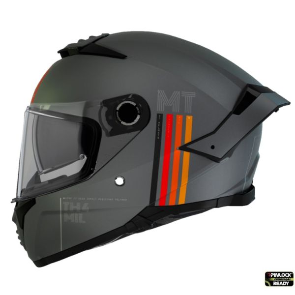 Full face helmets MT Helmets Full-Face Helmet Thunder 4 SV Mil C2 Gri Mat
