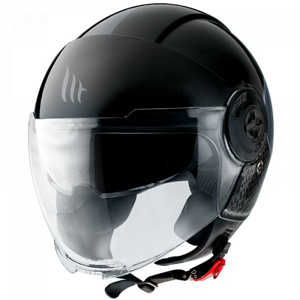 Jet helmets MT Helmets Jet Moto Helmet Viale SV Break A1 Gloss Black