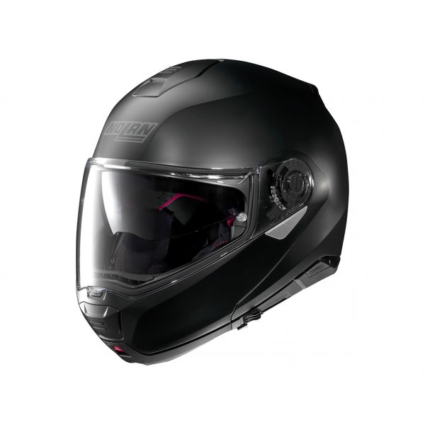 Flip up helmets Nolan Flip-Up N 100-5 Classic N-Com Flat Black Helmet