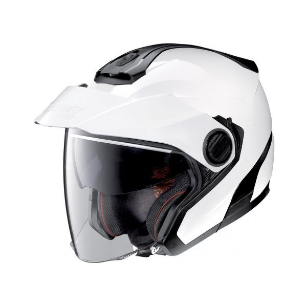  Nolan Crossover N 40-5 Classic N-Com Metal White Helmet