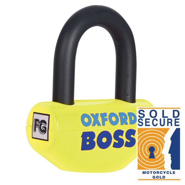 Anti theft Oxford BOSS 14mm YELLOW