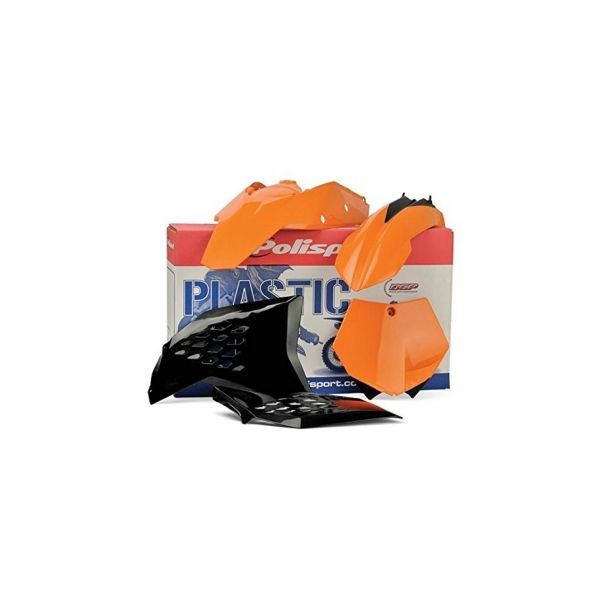  Polisport Kit Plastice KTM SX/SX-F/XC/XC-F/125/150/250/350 Orange/White 90682