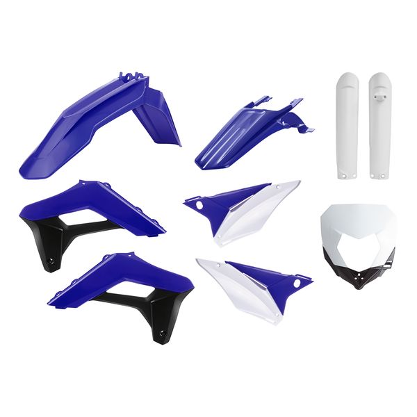 Plastice MX-Enduro Polisport Kit Plastice Sherco SEF-R 250/SE-R 250 Black/Blue/White 90845
