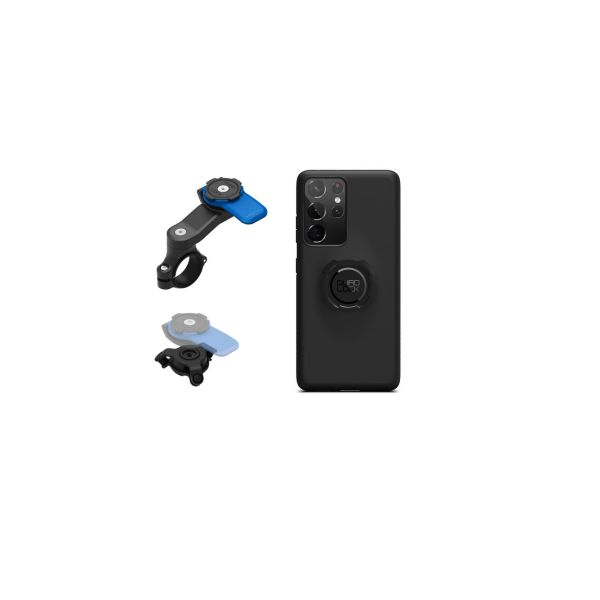 Handlebar Mounts Phone/GPS Quad Lock Kit Out Front Mount+Vibration Dampener+Samsung Phone Case 1