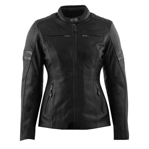  Rusty Stitches Leather Lady Moto Jacket Joyce V2 Black/Glitter 2024