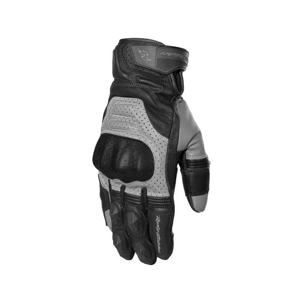 Gloves Racing Rusty Stitches Leather Moto Gloves Connor Black/Grey 24