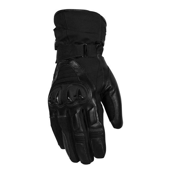 Gloves Touring Rusty Stitches Textile/Leather Moto Gloves Pike Black 24